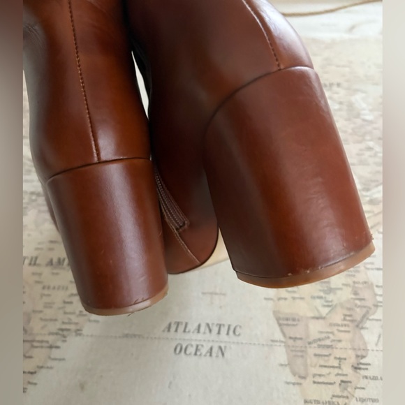 Jeffrey Campbell Bentlee Boot in Brown Calf Leather Size 9.5 Mid Ankle - Picture 12 of 15